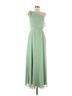 Thread 100% Polyester Green Thread Cocktail Dress Size 0 - photo 1
