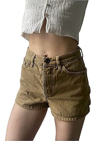 Urban Outfitters High rise carpenter jean short Denim Shorts (view 2)