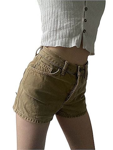 Urban Outfitters High rise carpenter jean short Denim Shorts (view 1)