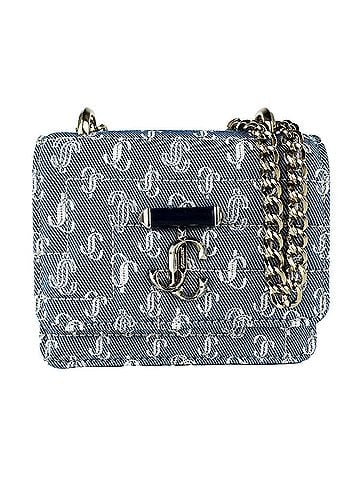 Jimmy Choo Jimmy Choo MICRO AVENUE QUAD Shoulder Bag, Denim Blue, Women's (z10770) (view 1)