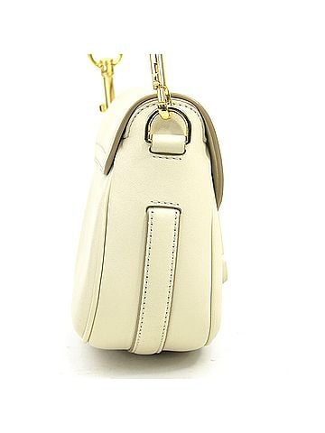 Marc Jacobs Marc Jacobs MARC JACOBS Shoulder Bag The Leather Covered J Mark Small Saddle Ivory Women's r11401j (view 2)