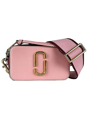 Marc Jacobs Marc Jacobs Snapshot Shoulder Bag, Coated Canvas, Pink, Gold, Red, Women's (z10930) (view 1)