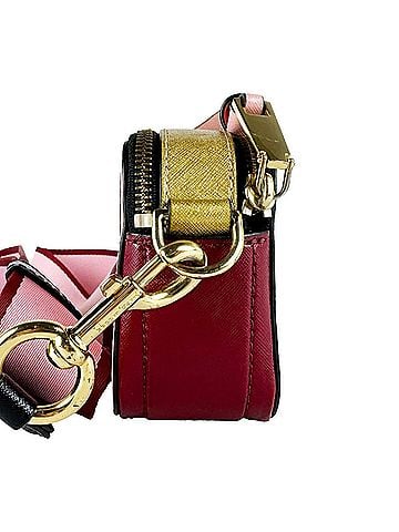Marc Jacobs Marc Jacobs Snapshot Shoulder Bag, Coated Canvas, Pink, Gold, Red, Women's (z10930) (view 2)