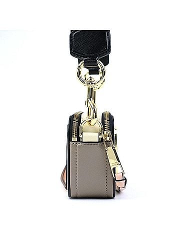Marc Jacobs Marc Jacobs Snapshot Shoulder Bag, Coated Canvas, Beige, Gray, Pink, Women's (r11378i) (view 2)