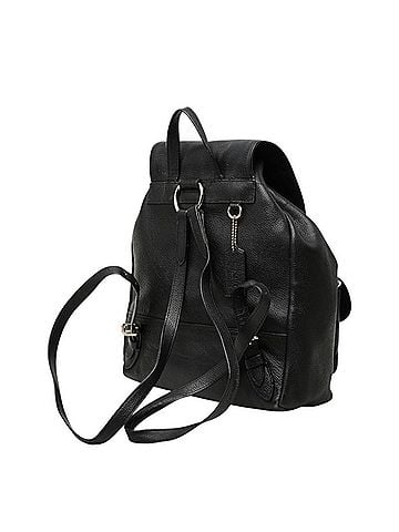 Coach Coach Backpack/Daypack, Black Leather, Women's (view 2)