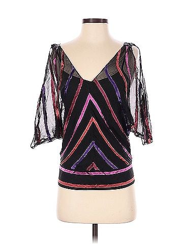 Guess Jeans Guess Jeans 3/4 Sleeve Silk Top (view 1)