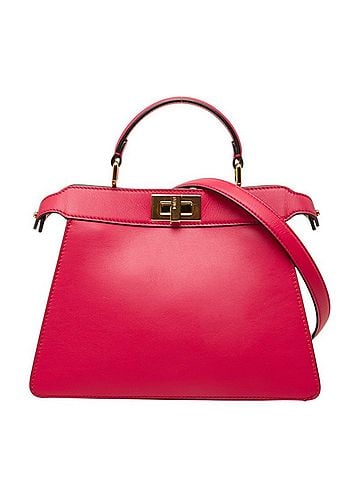 Fendi Fendi Selleria Peekaboo I.U. Small Handbag Shoulder Bag 2WAY 8BN327 Pink Leather Women's FENDI (view 1)