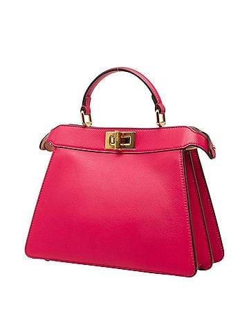 Fendi Fendi Selleria Peekaboo I.U. Small Handbag Shoulder Bag 2WAY 8BN327 Pink Leather Women's FENDI (view 2)
