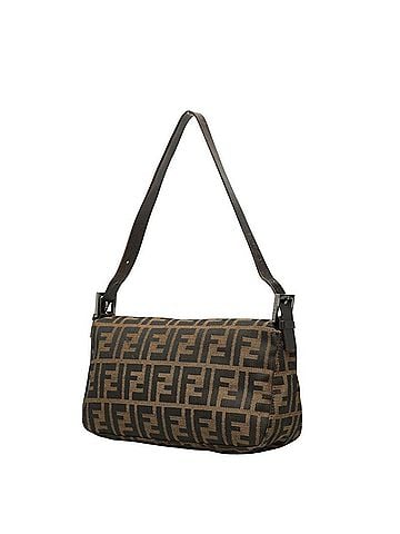 Fendi Fendi Zucca Mamma Baguette Shoulder Bag, Brown Canvas Leather, Women's FENDI (view 2)