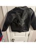 Harley Davidson 100% Polyurethane 100% Polyester Black Leather Jacket Size 6 - photo 4