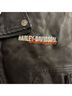Harley Davidson 100% Polyurethane 100% Polyester Black Leather Jacket Size 6 - photo 2
