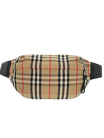 Burberry Burberry Check 8010430 Cotton Beige Waist Bag Belt 0976BURBERRY (view 1)