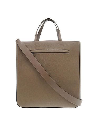Burberry Burberry Leather Brown 2-Way Tote Bag 1494BURBERRY (view 1)