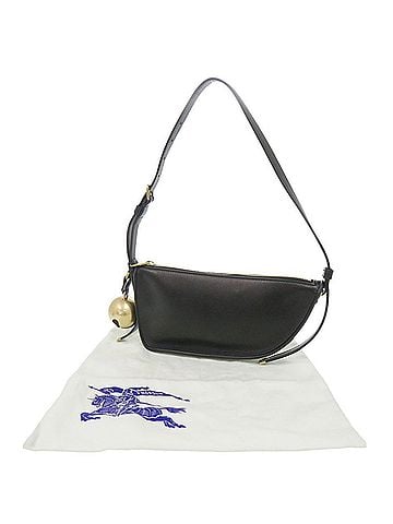 Burberry Burberry Mini Shield Sling Bag 8077580 with Bell Charm, Leather, Black Shoulder 0475BURBERRY (view 2)