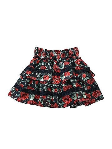 Flowers By Zoe Girl's Floral Mini Skirt (view 1)