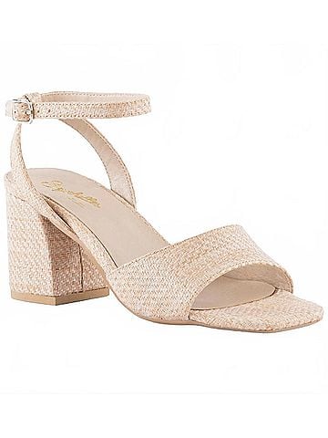 Seychelles Women's Simple Pleasure Sandal in Blush Raffia (view 1)