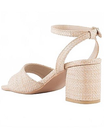 Seychelles Women's Simple Pleasure Sandal in Blush Raffia (view 2)