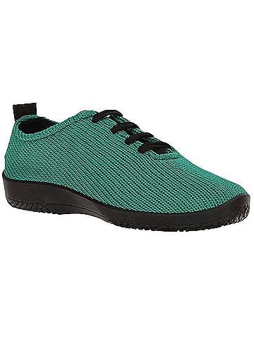 Arcopedico Women's Lace-Up Closure Shoes in Emerald (view 1)