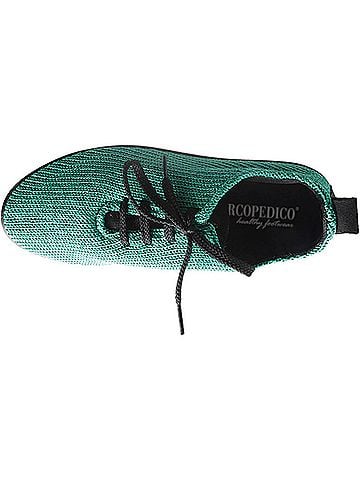 Arcopedico Women's Lace-Up Closure Shoes in Emerald (view 2)