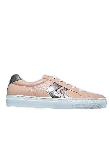 Eric Michael Women's Cosmo Leather Sneaker in Pink (view 1)
