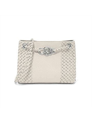 Brighton Devon Convertible Cross Body Bag in White (view 1)
