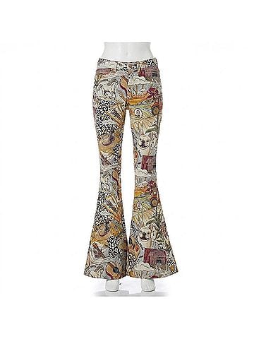 Wrangler Jeans Co Women's Life Of Lainey Flare Jean in Multi (view 1)