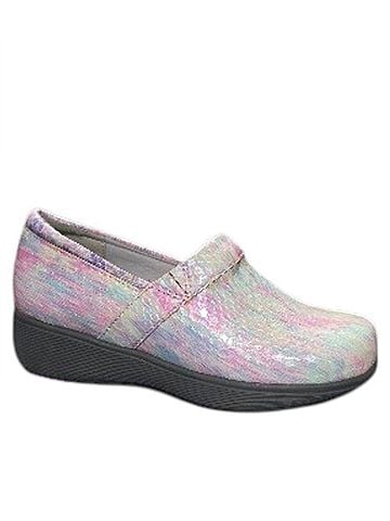 SoftWalk Women's Meredith Clogs in Pink Multi (view 1)