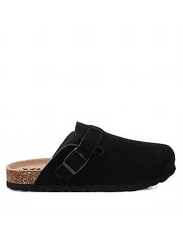 XTI Women's Suede Clogs in Black (view 1)