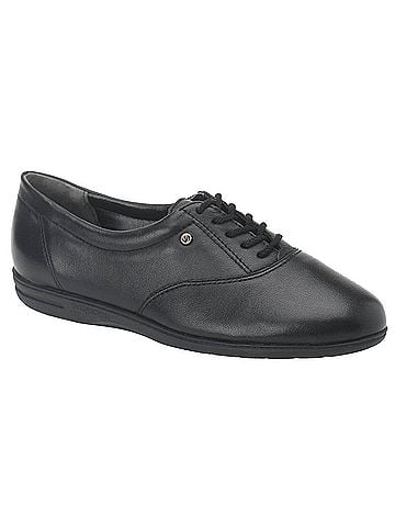 Easy Spirit Women's Motion Lace Up Oxford Shoes in Black (view 1)