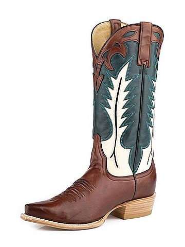 Roper Women's Jess Snip Toe Boots in Brown (view 2)