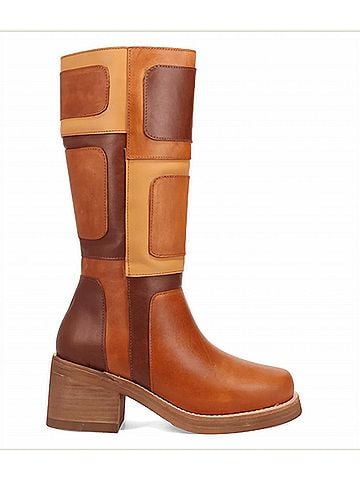 Dingo Women's Patches Fashion Boots in Tan (view 1)