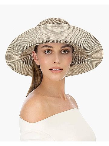 Eric Javits Francoise Hat in Latte Mix (view 2)