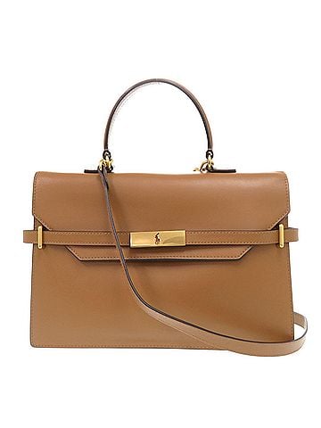 Ralph Lauren Polo Ralph Lauren ID Leather Satchel, Brown Leather, 2-way Handbag/Shoulder Bag, 1223 POLO RALPH LAUREN (view 1)