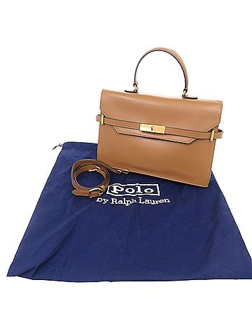 Ralph Lauren Polo Ralph Lauren ID Leather Satchel, Brown Leather, 2-way Handbag/Shoulder Bag, 1223 POLO RALPH LAUREN (view 2)