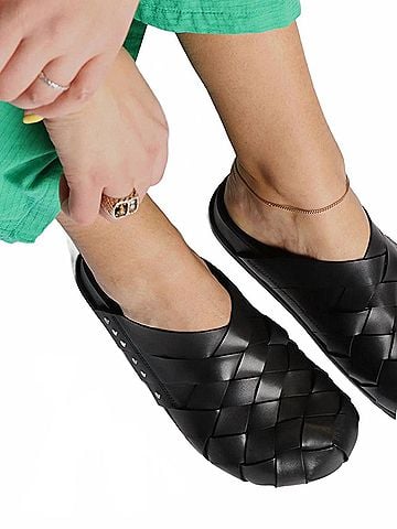 Ash Women's Tor Slide in Black (view 2)