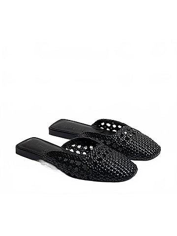 Sam Edelman Women's Nola Mule Slide in Black Leather (view 2)