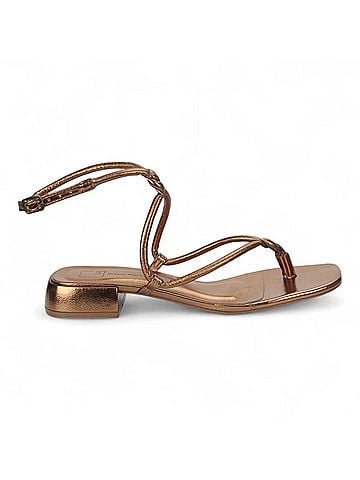 Bruno Menegatti Women's Solene Ankle Strap Sandal in Bronze (view 2)