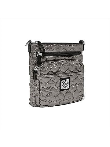 Brighton Women's Kallista Messenger Bag in Pewter (view 2)