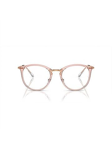 Ray-Ban Women's Rx7140 Glasses in Transparent Pink (view 2)