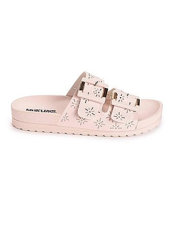 Muk Luks Women's Grand Cayman Perforated Sandal in Blush (view 1)