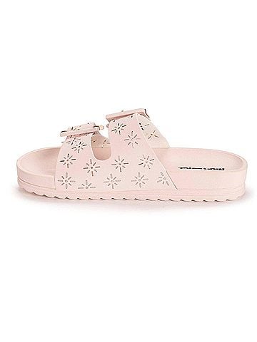 Muk Luks Women's Grand Cayman Perforated Sandal in Blush (view 2)