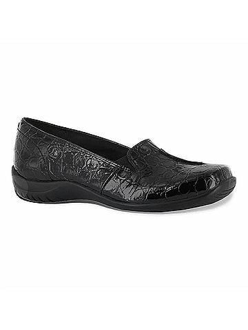 Easy Street Women's Purpose Shoes in Black Patent Crocco (view 1)