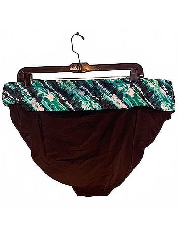 Swimsuits for all Women's Swim Wear Bikini Bottom - Plus in Black (view 2)