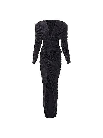 Alexandre Vauthier Alexandre Vauthier Lame Draped Gown (view 1)