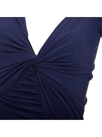 Donna Karan New York Donna Karan Cold Shoulder Grecian Gown (view 2)