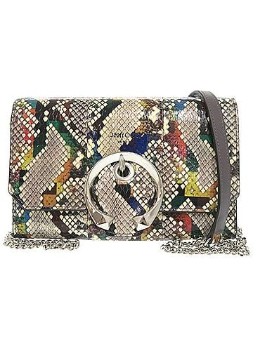 Jimmy Choo Jimmy Choo Madeline Embossed Patent Leather Multicolor Wallet Chain Shoulder Bag 0937JIMMY CHOO (view 1)