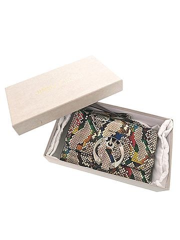 Jimmy Choo Jimmy Choo Madeline Embossed Patent Leather Multicolor Wallet Chain Shoulder Bag 0937JIMMY CHOO (view 2)