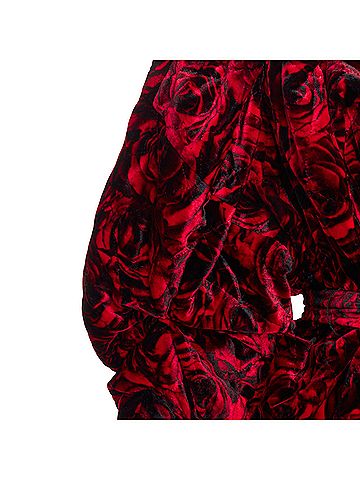 Dries Van Noten Dries Van Noten Velvet Quilted One Shoulder Dress (view 2)