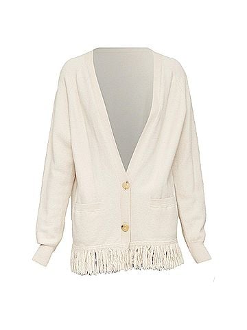 Dries Van Noten Dries Van Noten Wool Fringe Cardigan (view 1)