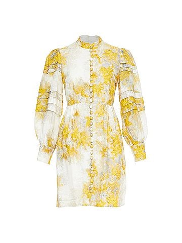 Zimmermann Zimmermann 2021 Botanica Floral Puff Dress (view 1)